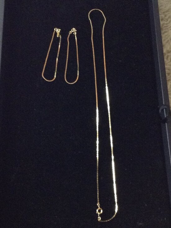 Unknown Jewelry - NWOT 2 Bracelets/1 Necklace Goldtone Costume Jewelry Kidcore Great Gift for kids